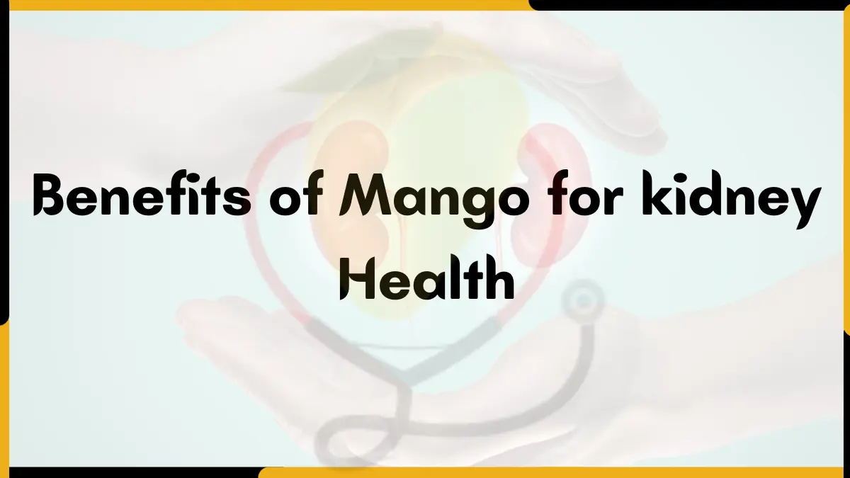 Image showing benefits of mango for kidney health