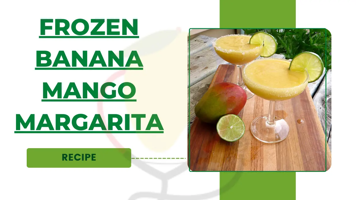Image showing Frozen Banana Mango Margarita Recipe