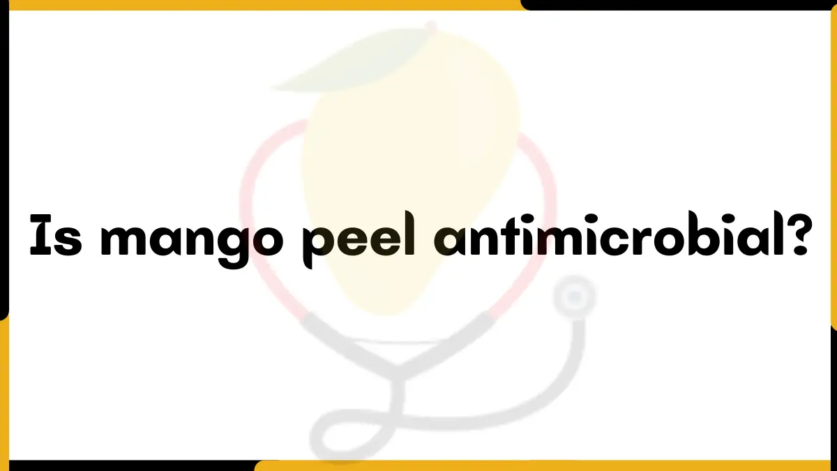 Image showing Is mango peel antimicrobial