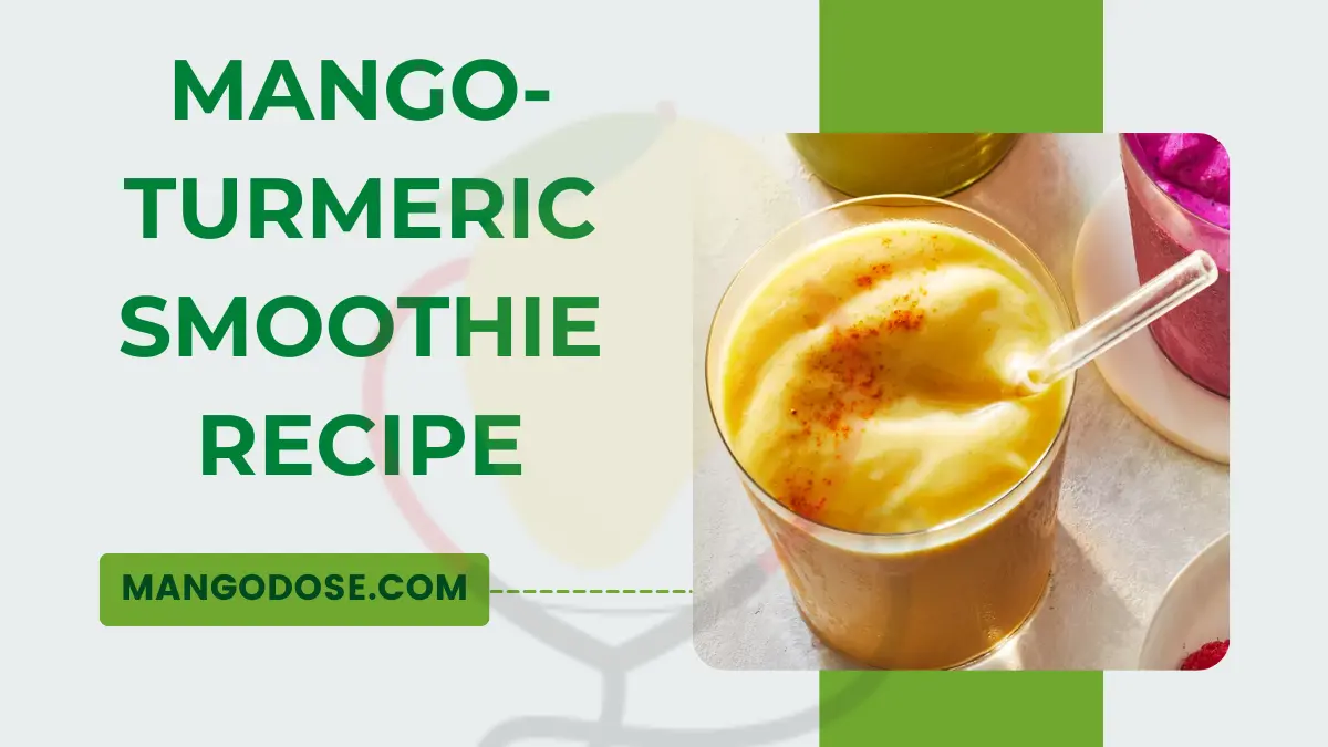 Image showing Mango Turmeric Smoothie Recipe