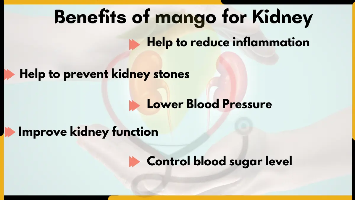 Image showing Benefits of mango for kidney