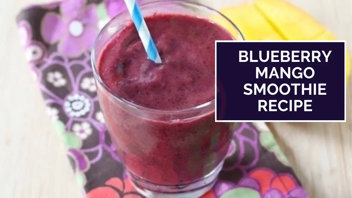 Image showing Blueberry Mango Smoothie Recipe