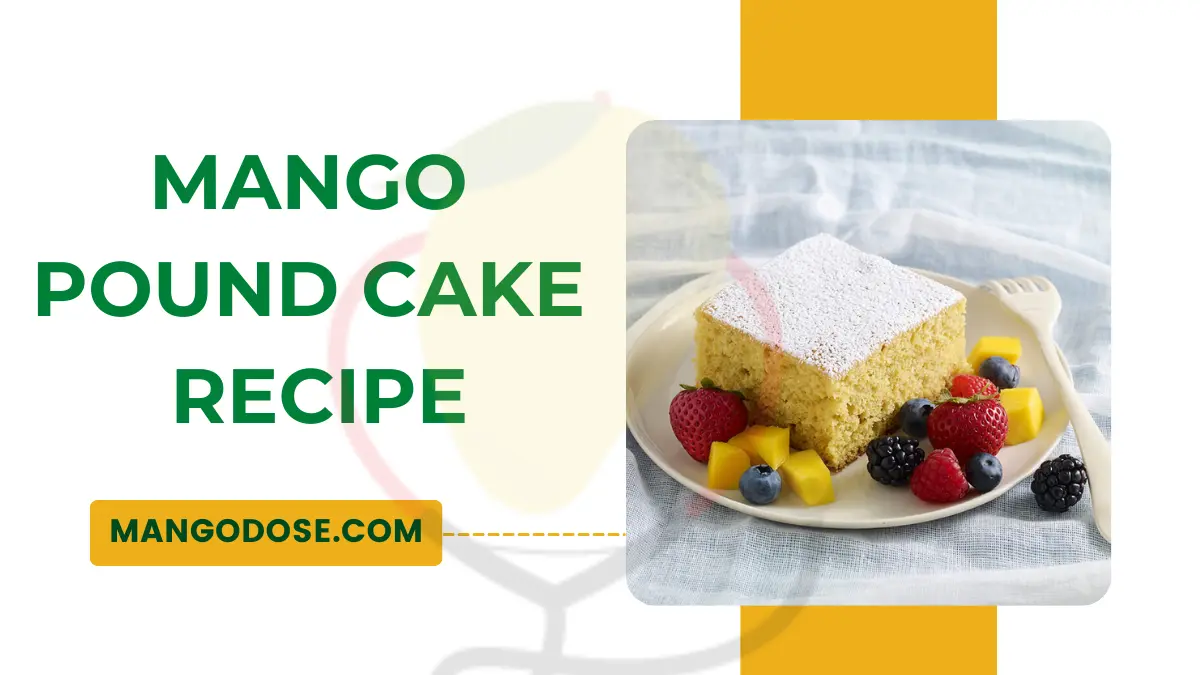 Image showing Mango Pound Cake Recipe